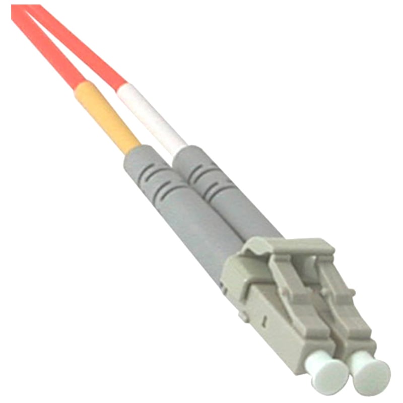 C2G-8m LC-ST 62.5/125 OM1 Duplex Multimode PVC Fiber Optic Cable - Orange - Thumbnail 2