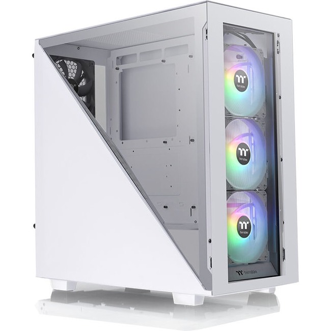Thermaltake Divider 300 TG Snow ARGB Mid Tower Chassis - Thumbnail 1