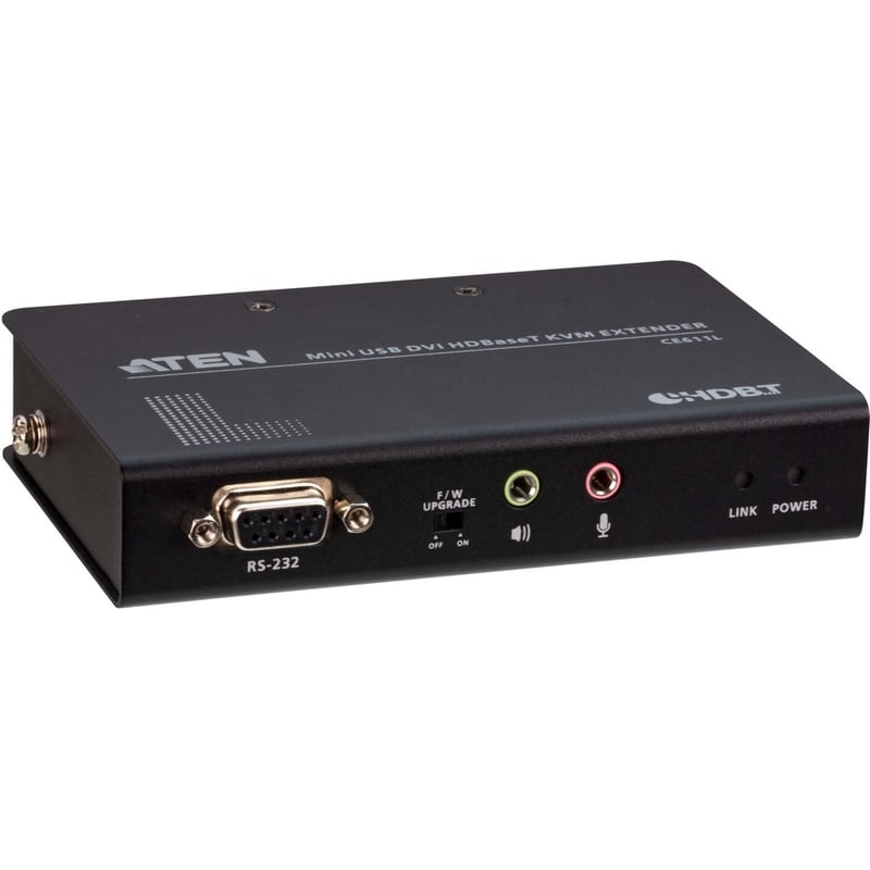 ATEN Mini USB DVI HDBaseT KVM Extender (1920 x 1200@100m) - Thumbnail 2