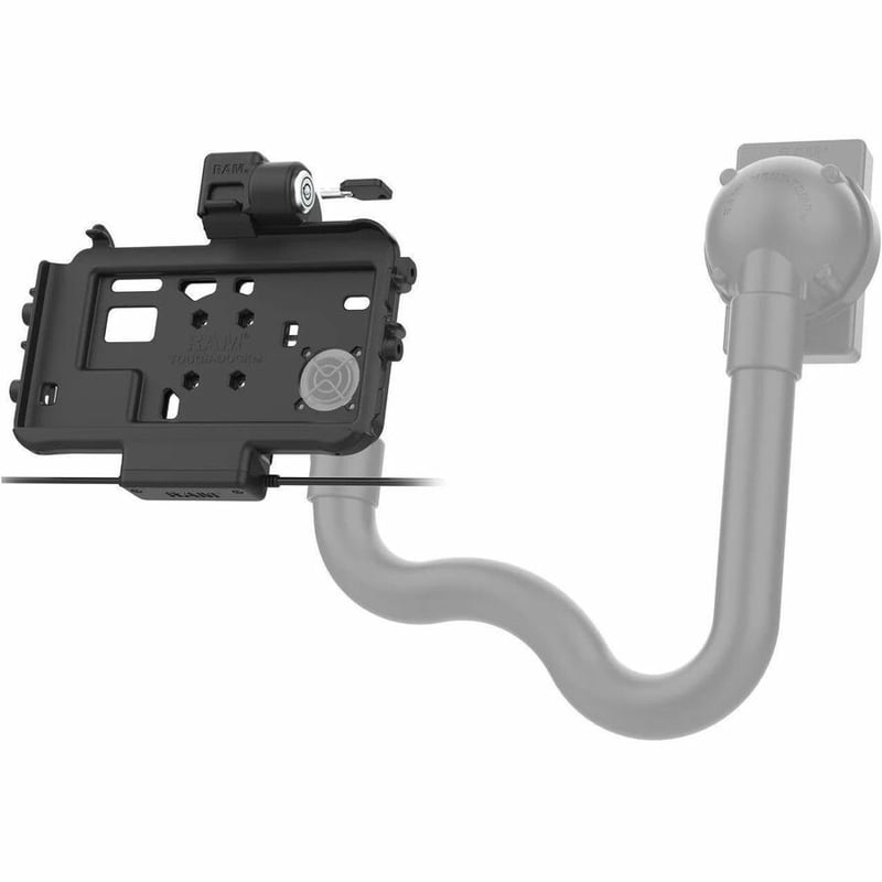 RAM Mounts Low-Profile Locking Power + Dual USB Dock for Tab Active3 - Thumbnail 2