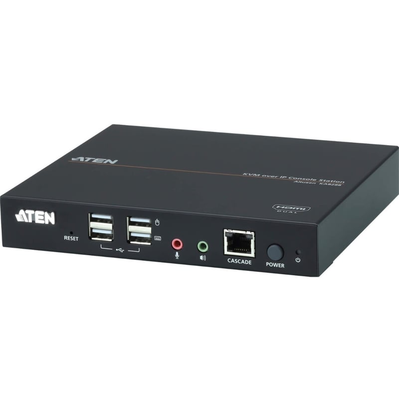 ATEN Dual HDMI KVM over IP Console Station-TAA Compliant - Thumbnail 1