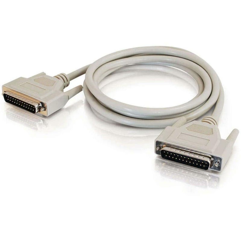 C2G 3ft DB25 M/M Serial RS232 Cable - Thumbnail 2