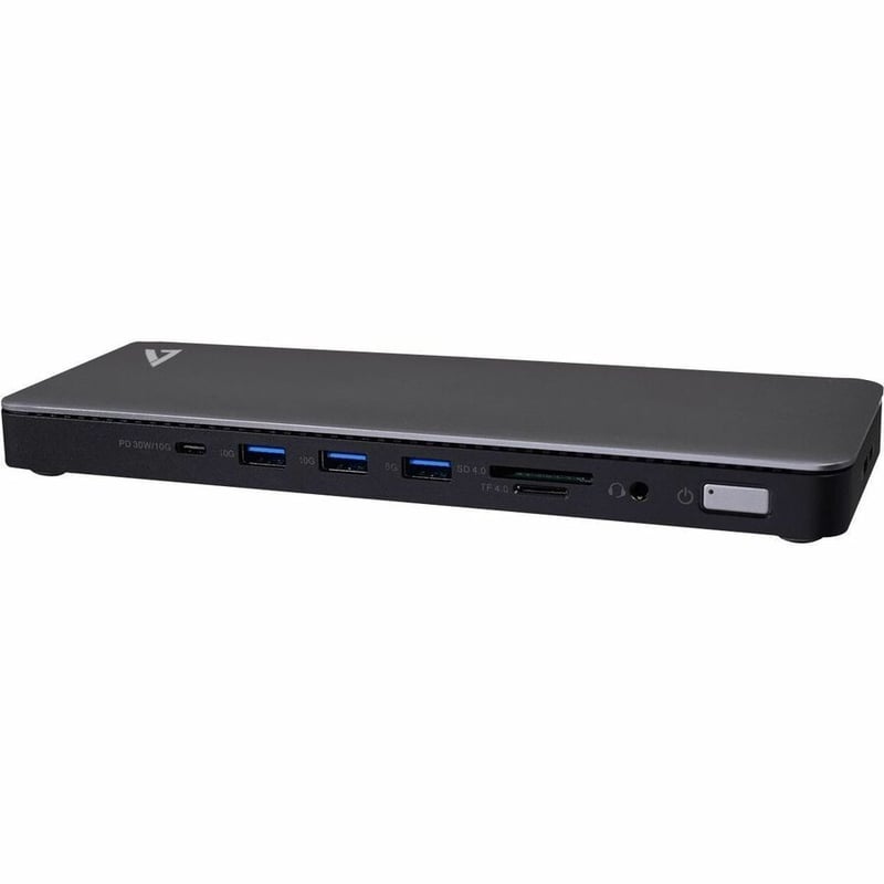 V7 Thunderbolt 4 Triple Alt Mode Display Docking Station - Thumbnail 2