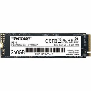PATRIOT P310 240GB M.2 2280 RETAIL - Thumbnail 1