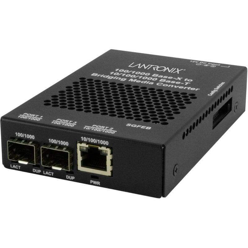 10/100/1000BT TO 1000BX DUAL SFP WITH EU PWR SUPPLY