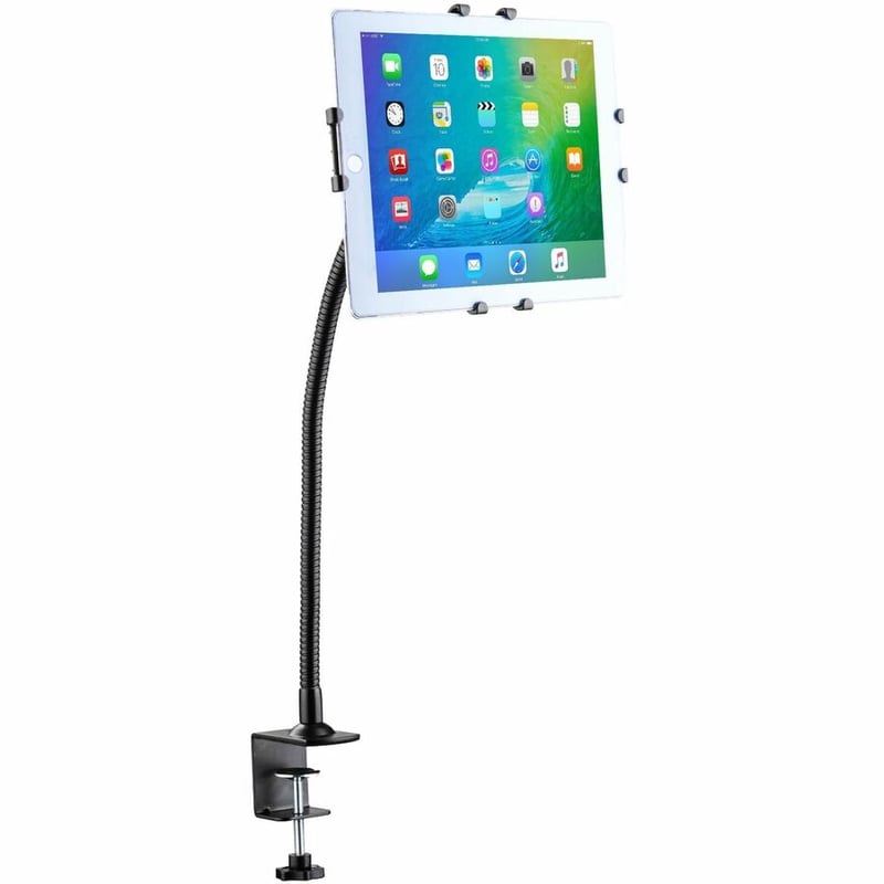 CTA Digital Gooseneck Clamp Mount for iPad & Tablets - Thumbnail 5