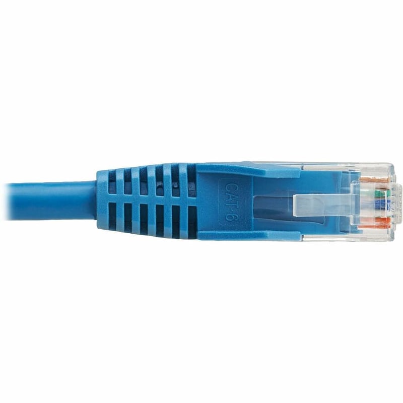 Eaton Tripp Lite Series Cat6 Gigabit Snagless Molded UTP Ethernet Cable (RJ45 M/M), PoE, LSZH, Blue, 0.5 m (1.6 ft.) - Thumbnail 3