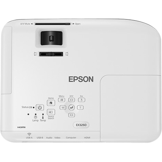 Epson EX3260 3LCD Projector - 4:3 - Portable - Refurbished - Thumbnail 4