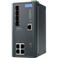 Advantech 4GE + 2G SFP + 2 VDSL2 Port Managed Redundant Industrial Switch - Thumbnail 2