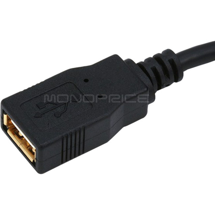 USB 2 A M/ A FEM EXTEN 28/24AWG CBL10FT - Thumbnail 2