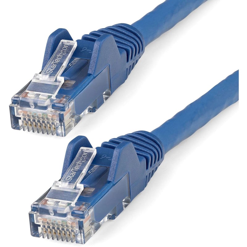 StarTech.com 4.6m(15ft) CAT6 Ethernet Cable, LSZH (Low Smoke Zero Halogen) 10 GbE Snagless 100W PoE UTP RJ45 Blue Network Patch Cord, ETL - Thumbnail 1