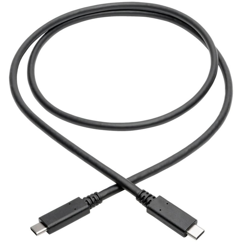 Eaton Tripp Lite Series USB-C Cable (M/M) - USB 3.2, Gen 2 (10 Gbps), 5A (100W) Rating, Thunderbolt 3 Compatible, 3 ft. (0.91 m) - Thumbnail 2