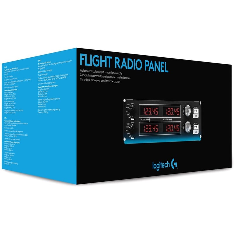 Saitek Flight Radio Panel Professional Simulation Radio Controller - Thumbnail 2