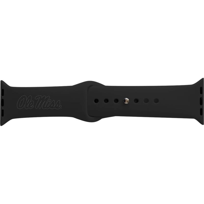 OTM University of Mississippi Silicone Apple Watch Band, Classic - Thumbnail 1