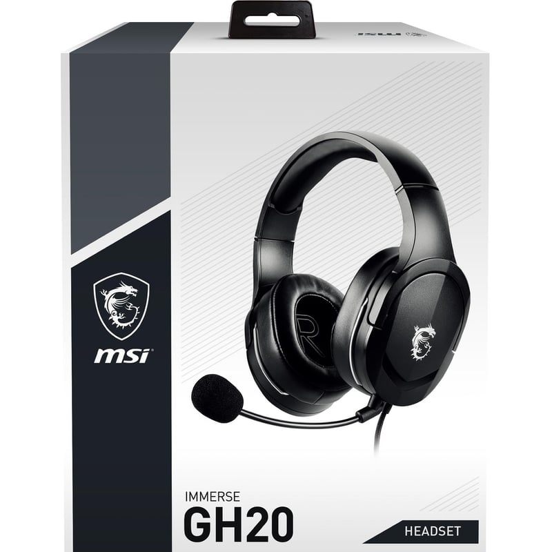 MSI Immerse GH20 Gaming Headset with Microphone - Thumbnail 2