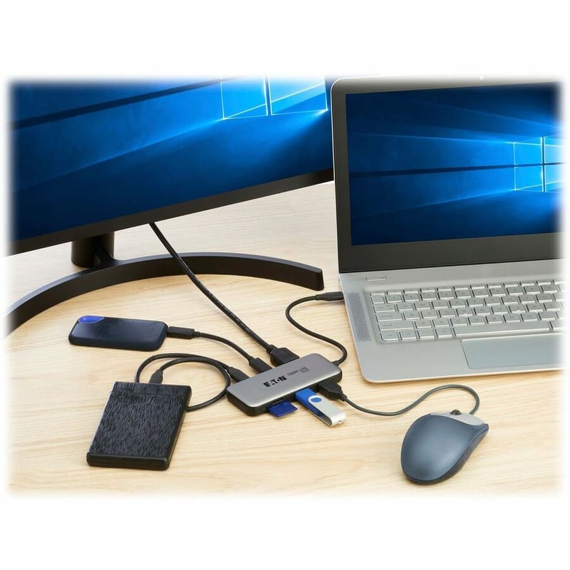 USB-C MULTIPORT ADAPTER 4K60HZ HDMI MEMORY CARD 100W PD CHARGING - Thumbnail 2