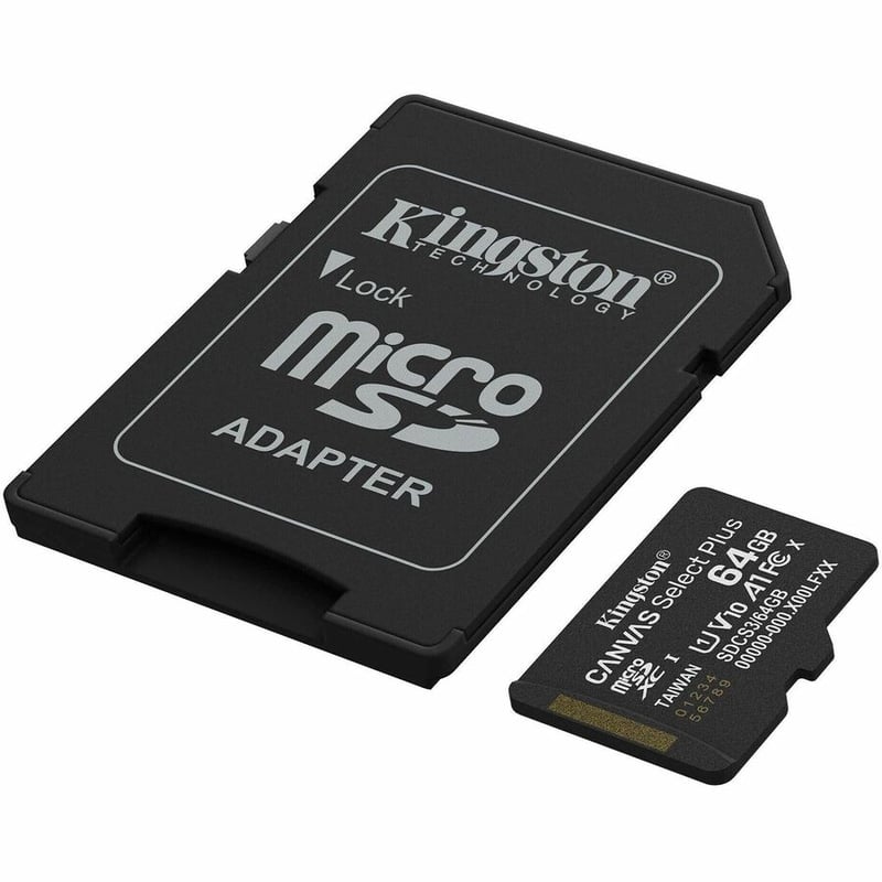 LA 64GB MICROSDXC CANVAS SELECT PLUS GEN3 100MB/S A1 CARD + ADAPTER - Thumbnail 2