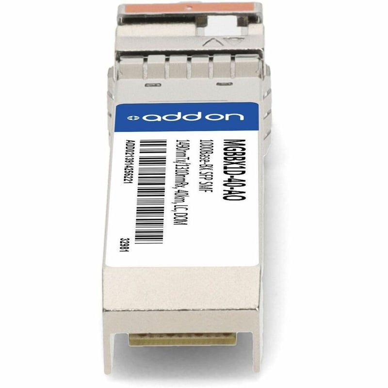 AddOn Cisco® MGBBX1D-40 Compatible TAA 1000Base-BX SFP Transceiver (SMF, 1490nmTx/1310nmRx, 40km, LC, DOM) - Thumbnail 4