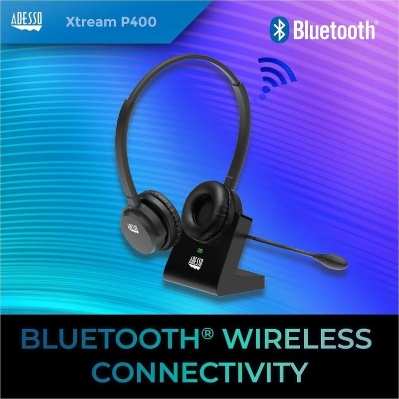BT HEADSET WITH MIC CHARGING DOCK - Thumbnail 2
