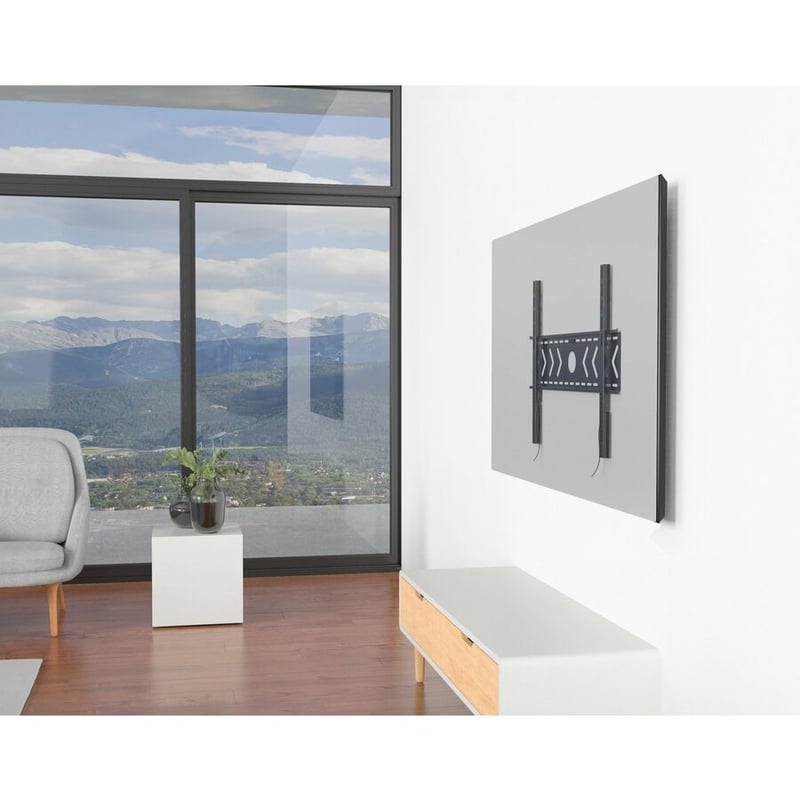 Amer Mounts - Fixed Heavy Duty Low Profile Flat Panel Wall Mount for 50-100 Inch Displays 250lbs Max Weight - BIGASSMOUNT250 - Thumbnail 5