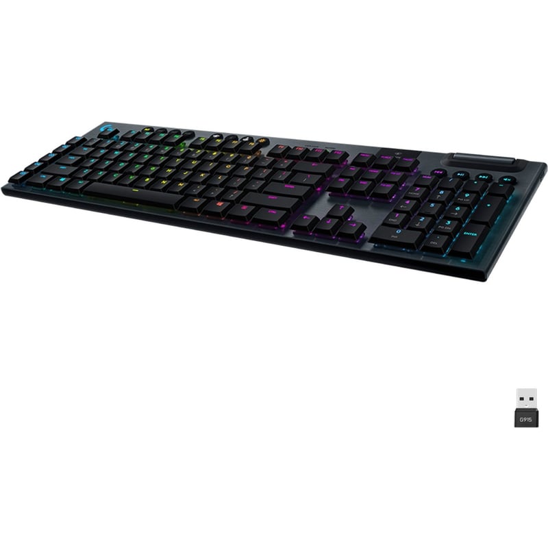 Logitech G915 Lightspeed Wireless RGB Mechanical Gaming Keyboard - Thumbnail 1