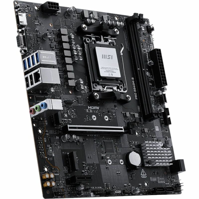 PRO B840M-B MOTHERBOARD AMD AM5 DDR5 128GB - Thumbnail 1