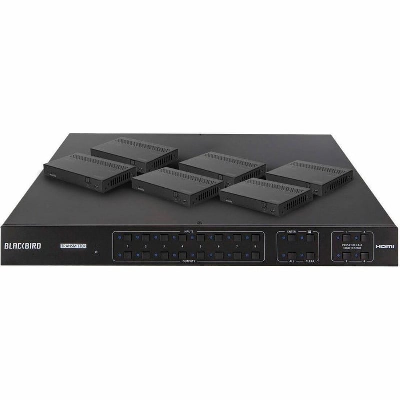 BLACKBIRD 4K HDMI MATRIX_ 8X8_ HDBASET_ HDR_ 18G_ 4K@60HZ_ YCBCR 4:4:4_ HDCP 2.2 - Thumbnail 1