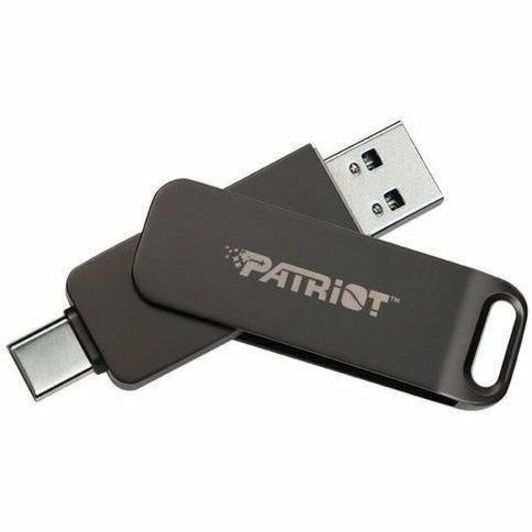 PATRIOT RAGE R550 64GB USB 3.2 GEN 1 SWING TYPE-A+C DARK SHADOW - Thumbnail 3