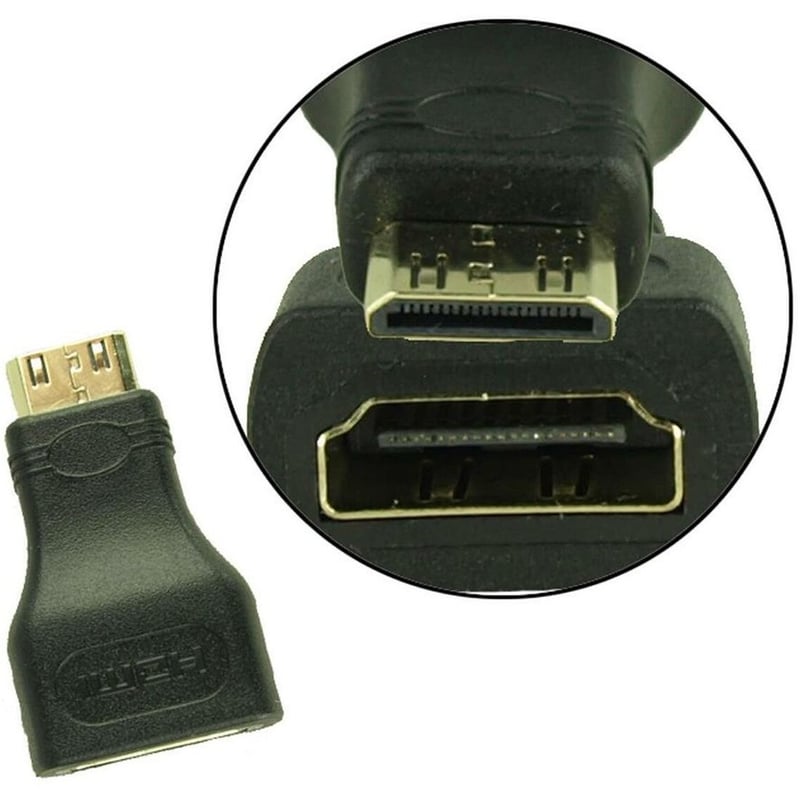 4XEM 3FT Mini HDMI To HDMI M/M Adapter Cable - Thumbnail 3