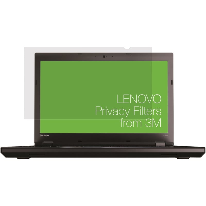 Lenovo 14.0-inch W9 Laptop Privacy Filter from 3M Black - Thumbnail 1