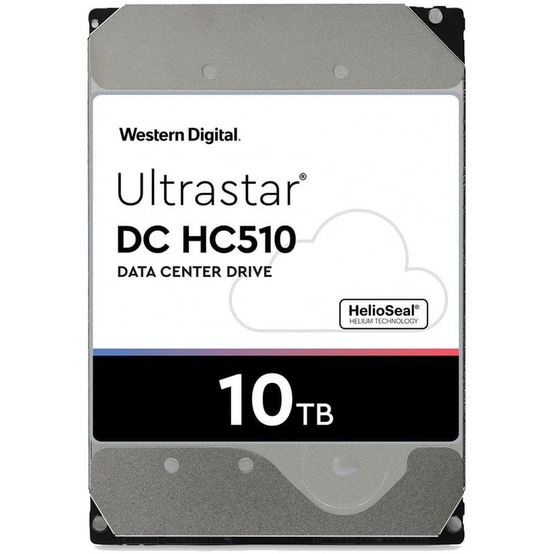 Western Digital Ultrastar He10 HUH721010AL5201 10 TB Hard Drive - 3.5" Internal - SAS (12Gb/s SAS)