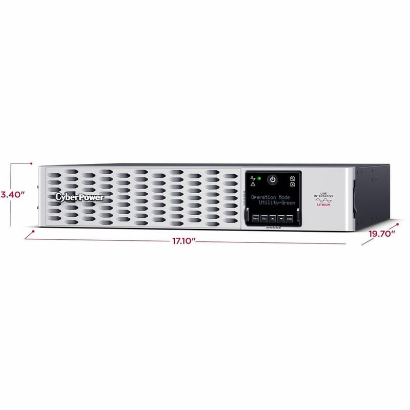 CyberPower Smart App Sinewave PRL1500RT2UC 1500VA Tower/rack convertible UPS
