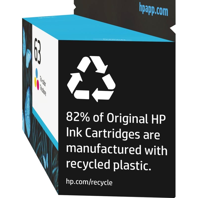 HP 63 Original Ink Cartridge - Single Pack - Thumbnail 4