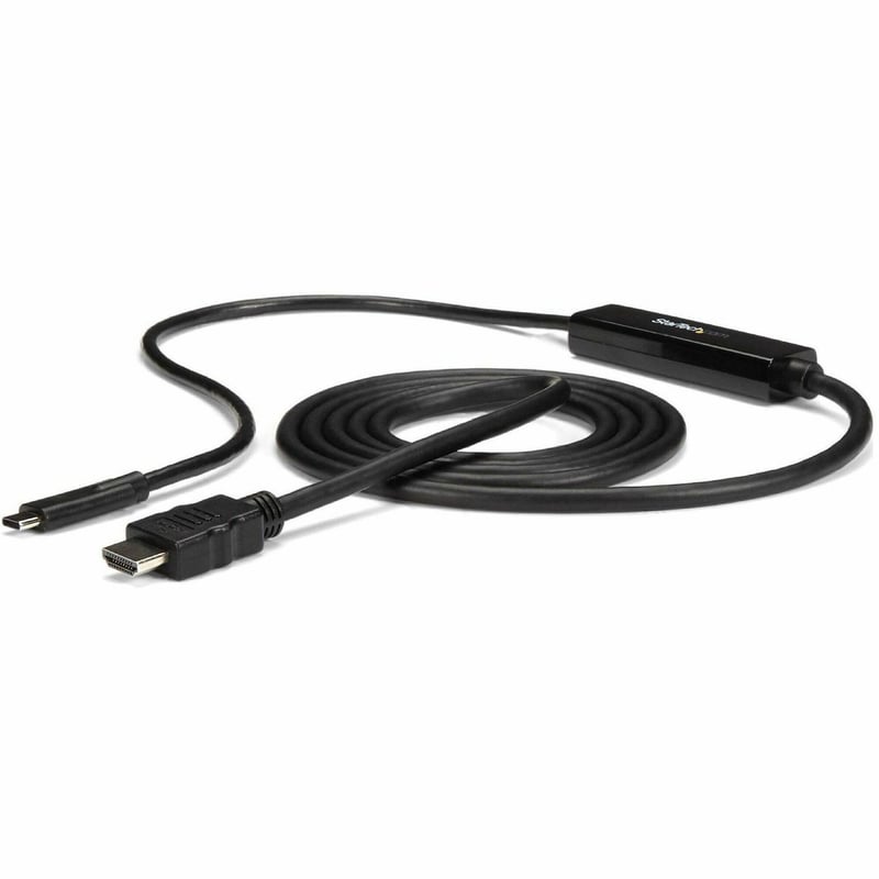 StarTech.com USB C to HDMI Cable - 6 ft / 2m - USB-C to HDMI 4K 60Hz - USB Type C to HDMI - Computer Monitor Cable - Thumbnail 1