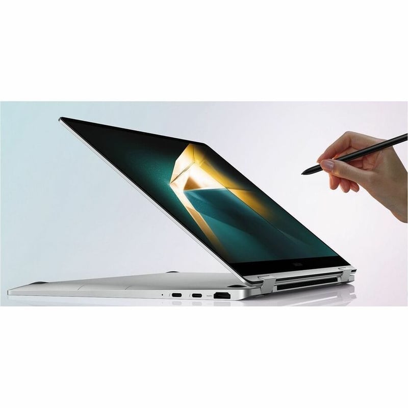 Samsung Galaxy Book4 360 NP754QGK-KS3US 15.6" Touchscreen Convertible 2 in 1 Notebook - Intel Core 5 120U - 16 GB - 256 GB SSD - Silver - Thumbnail 4