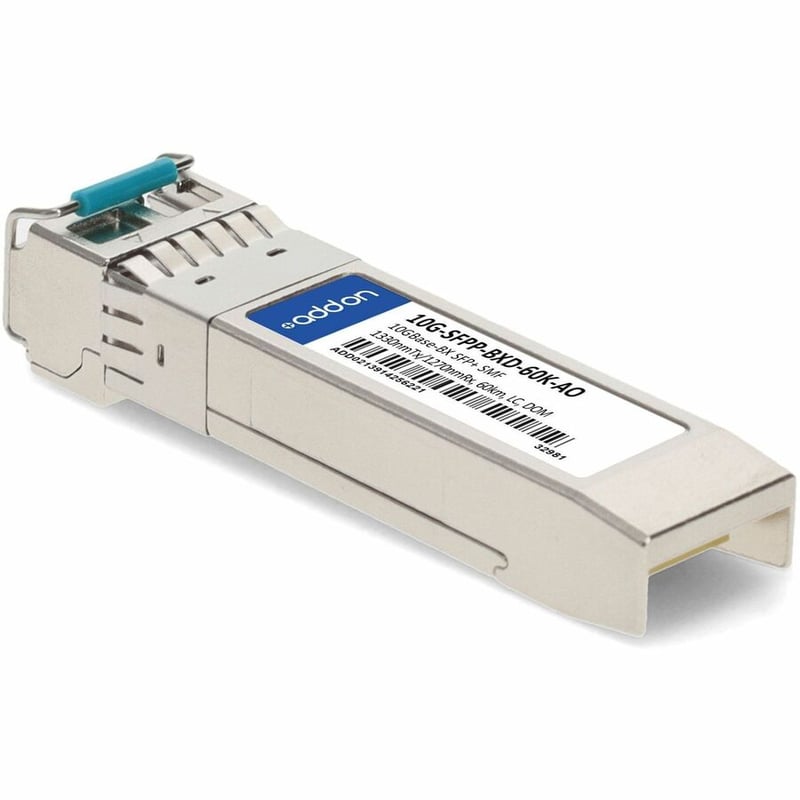 AddOn Brocade® (Formerly) 10G-SFPP-BXD-60K Compatible TAA 10GBase-BX SFP+ Transceiver (SMF, 1330nmTx/1270nmRx, 60km, LC, DOM) - Thumbnail 3