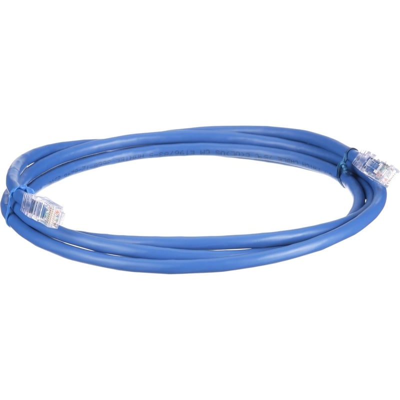 PanNet Cat 6A 24 AWG UTP Copper Patch Cord, 15 ft, Blue - Thumbnail 2