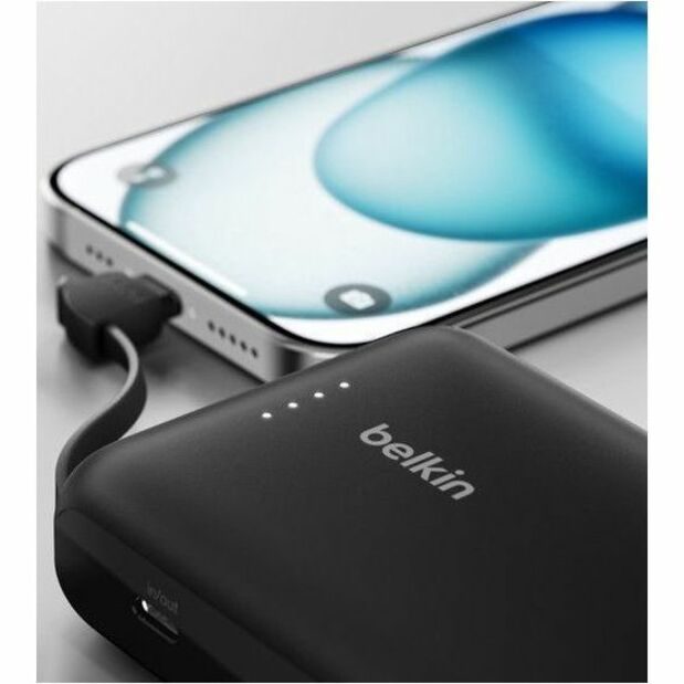 BOOSTCHARGE POWER BANK 10K W/ INTEGRATED CABLE - Thumbnail 3