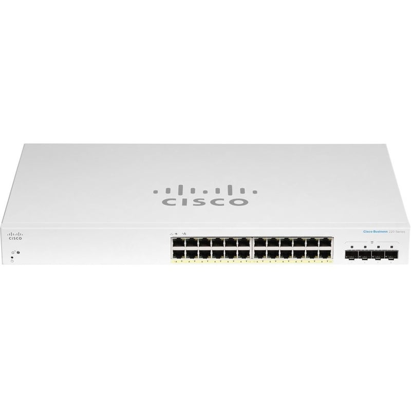 CBS220 SMART 24-PORT GE, 4X1G SFP