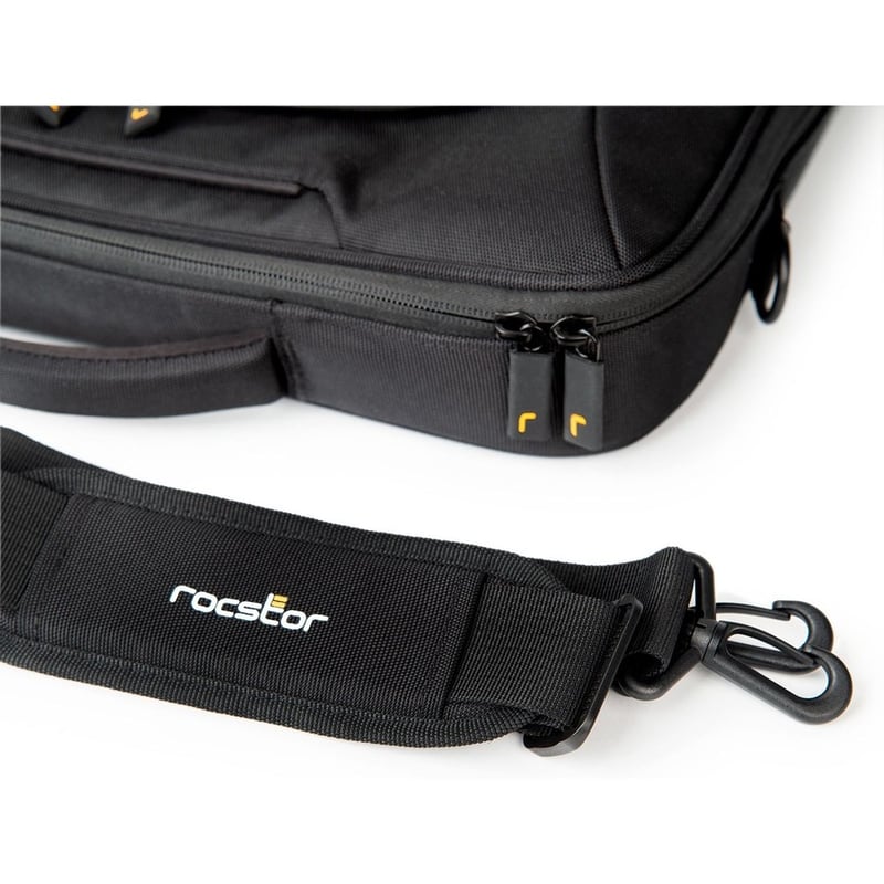 Rocstor Premium 15.6" & 16" Professional Frontloading Universal Briefcase Laptop Case - Weather & Water Resistant - RFID Blocking Pocket - Lightweight - Exterior 1200D Polyester & Interior 210D Polyester Material- Fits 15in, - Thumbnail 3