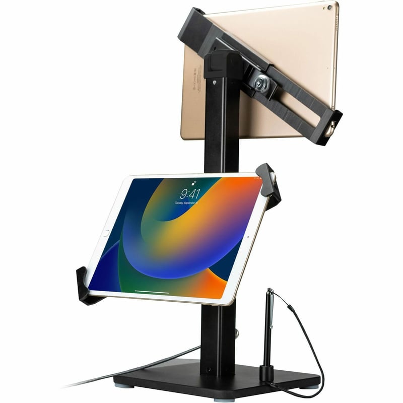 CTA Digital Angle-Adjustable Twin Tablet Stand for 7-10 Inch Tablets - Thumbnail 1