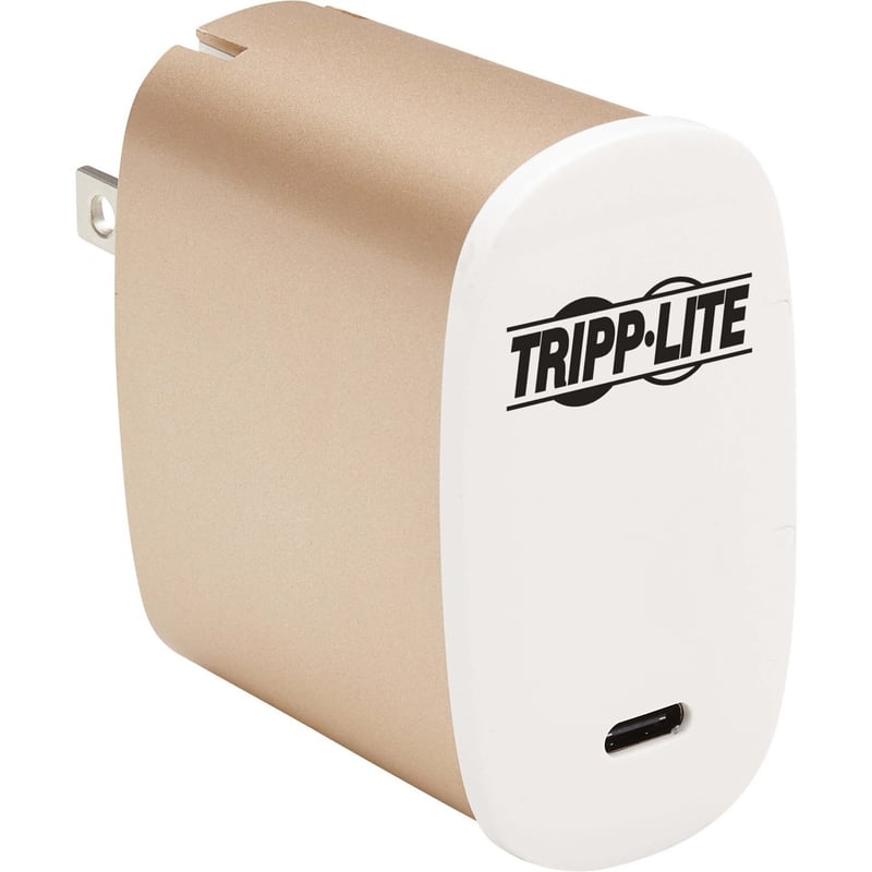 Tripp Lite by Eaton 50W Compact USB-C Wall Charger - GaN Technology USB-C Power Delivery 3.0 - Thumbnail 1