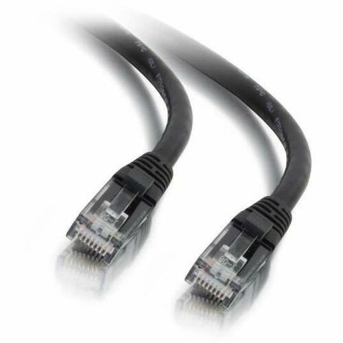 Quiktron Q-Series Patch Cords, CAT6, booted, Black, 9 FT