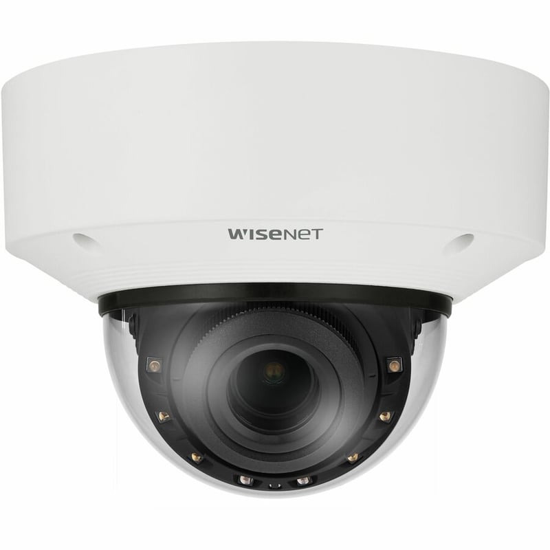 Wisenet XNV-C9083R Outdoor 4K Network Camera - Color - Dome - White - TAA Compliant - Thumbnail 2