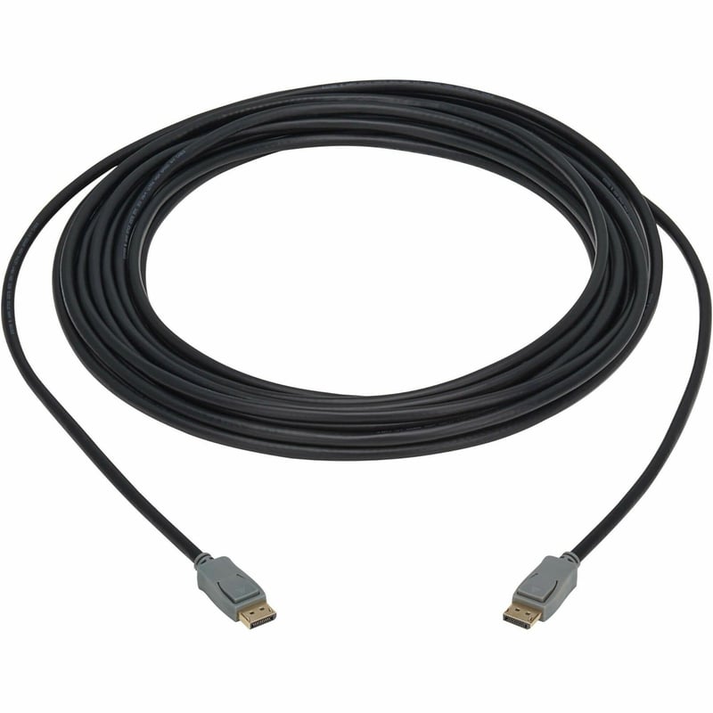 DPORT CABLE W LATCH CONNECTORS M/M 4K60HZ HBR2 4:4:4 70FT BLACK - Thumbnail 1