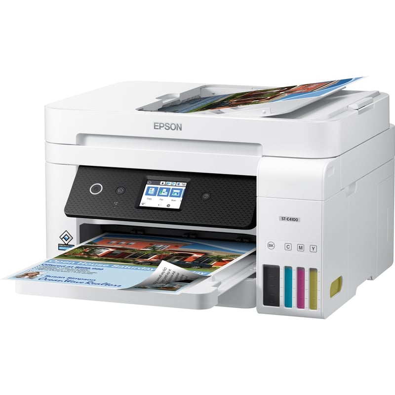 Epson WorkForce ST-C4100 Wireless Inkjet Multifunction Printer - Color - Thumbnail 5