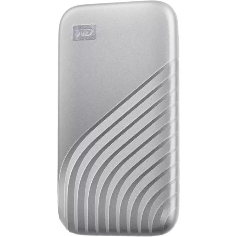 WD My Passport WDBAGF0010BSL-WESN 1 TB Portable Solid State Drive - External - Silver - Thumbnail 3