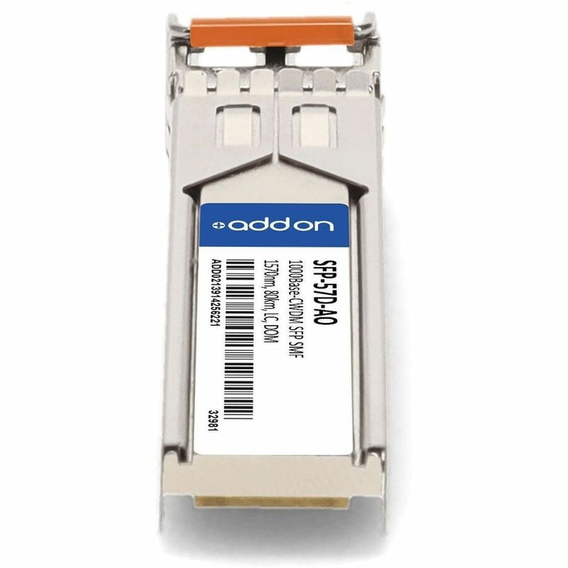 AddOn Rad&reg; SFP-57D Compatible TAA 1000Base-CWDM SFP Transceiver (SMF, 1570nm, 80km, LC, DOM) - Thumbnail 4