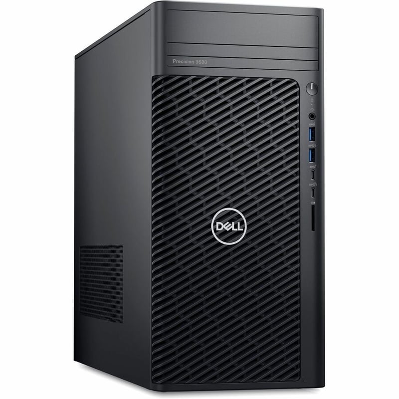 Dell Precision 3000 3680 Workstation - Core i5 14th Gen i5-14500 - vPro Technology - 16 GB - 512 GB SSD - Tower - Black - Thumbnail 2