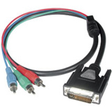 MONOPRICE ONIX SERIES - 2-MALE TO 1-FEMALE RCA Y-ADAPTER_ 12IN_ BLACK - Thumbnail 1